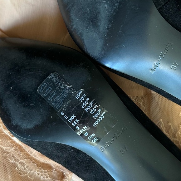 &Other Stories Mary-jane suede kitten heels 37 - Picture 4 of 4